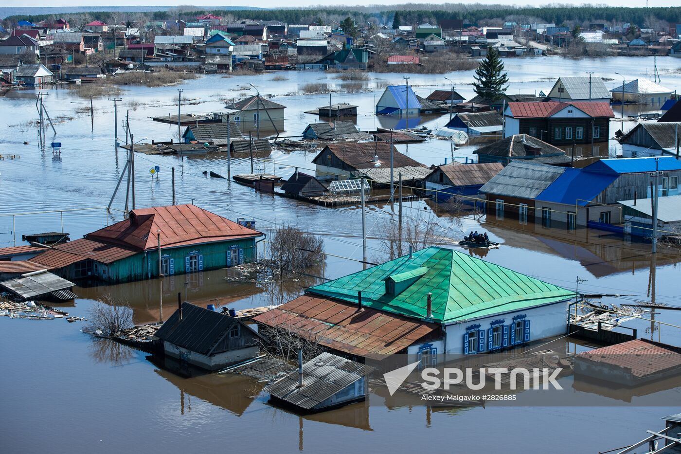 Flood in Tyumen region