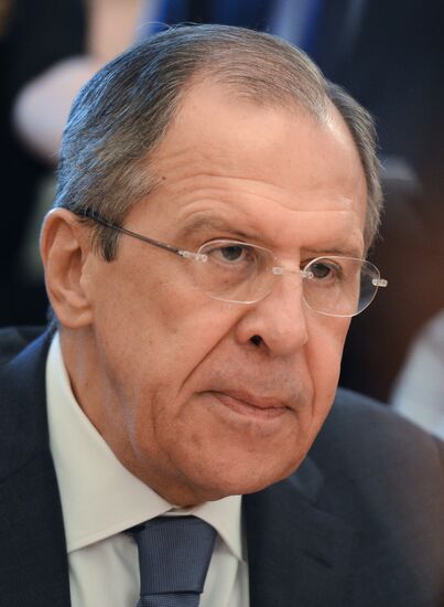 Russian Foreign Minister Sergei Lavrov holds meetings in Moscow