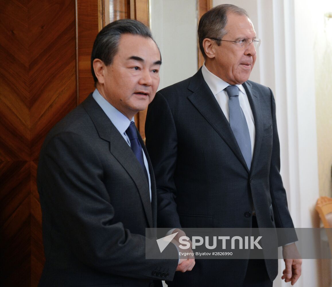 Russian Foreign Minister Sergei Lavrov holds meetings in Moscow