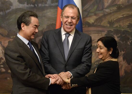 Plenary meeting of Russian, Indian and Chinese (RIC) foreign ministers
