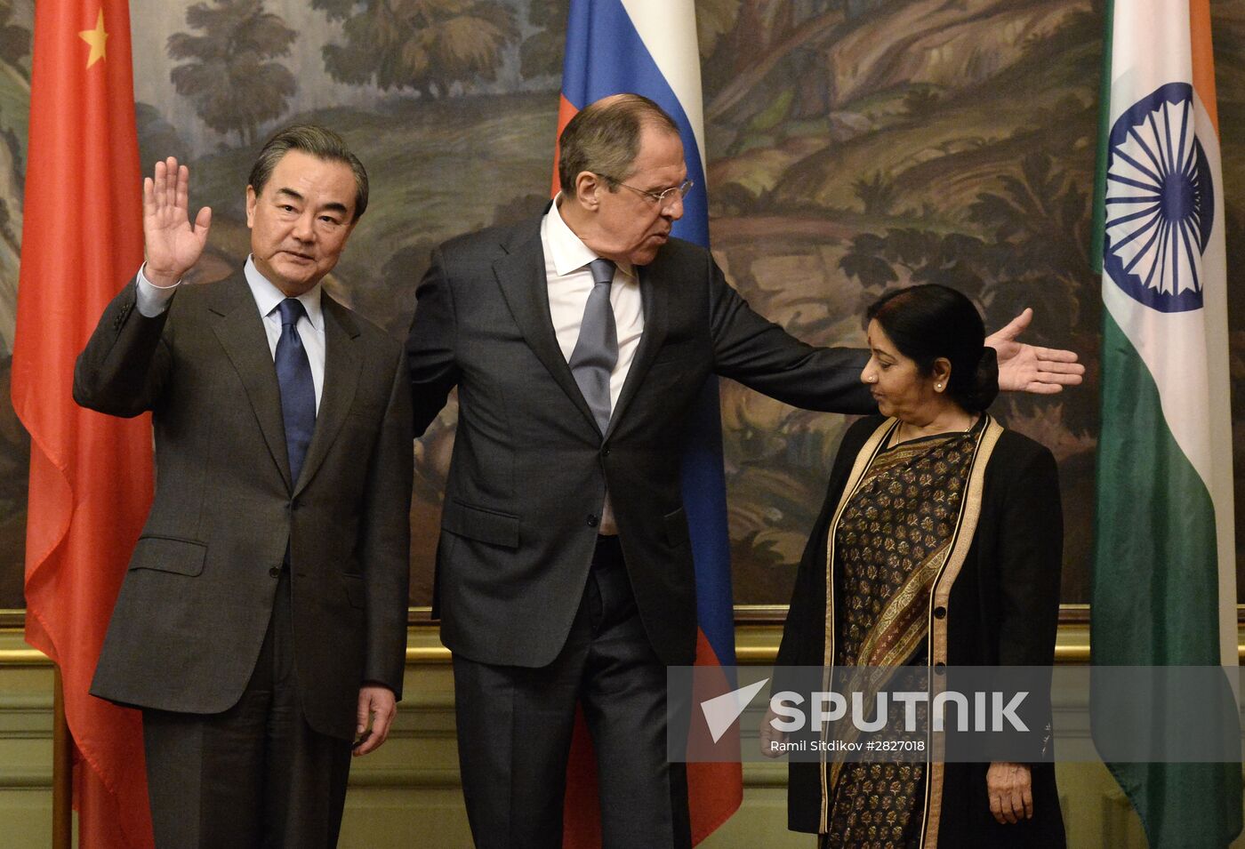 Plenary meeting of Russian, Indian and Chinese (RIC) foreign ministers