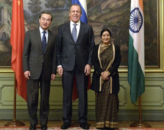 Plenary meeting of Russian, Indian and Chinese (RIC) foreign ministers