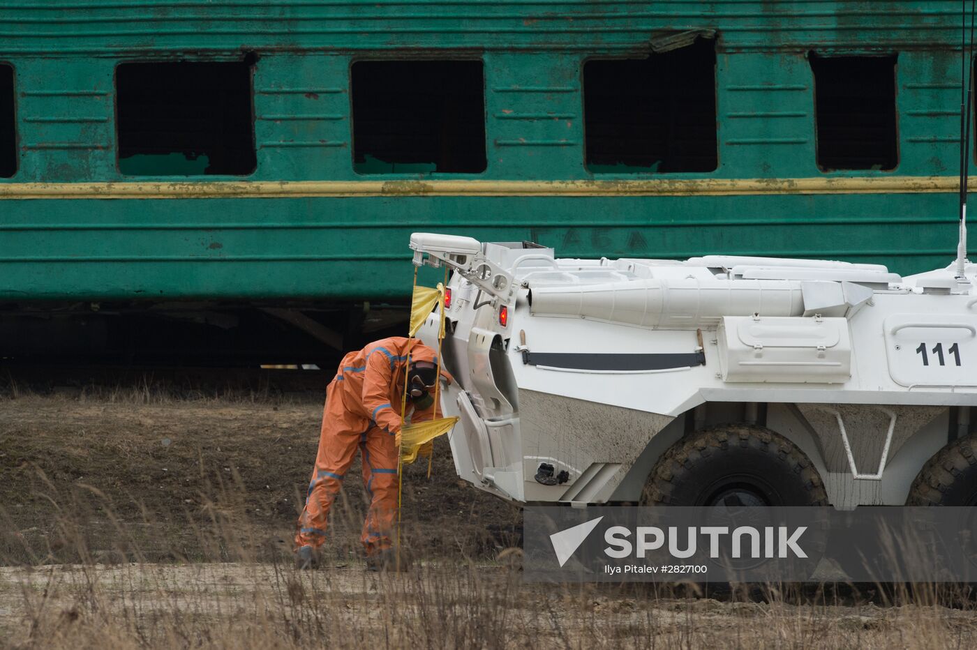 Emergencies ministry shows its technology for radiation-hit situation removal