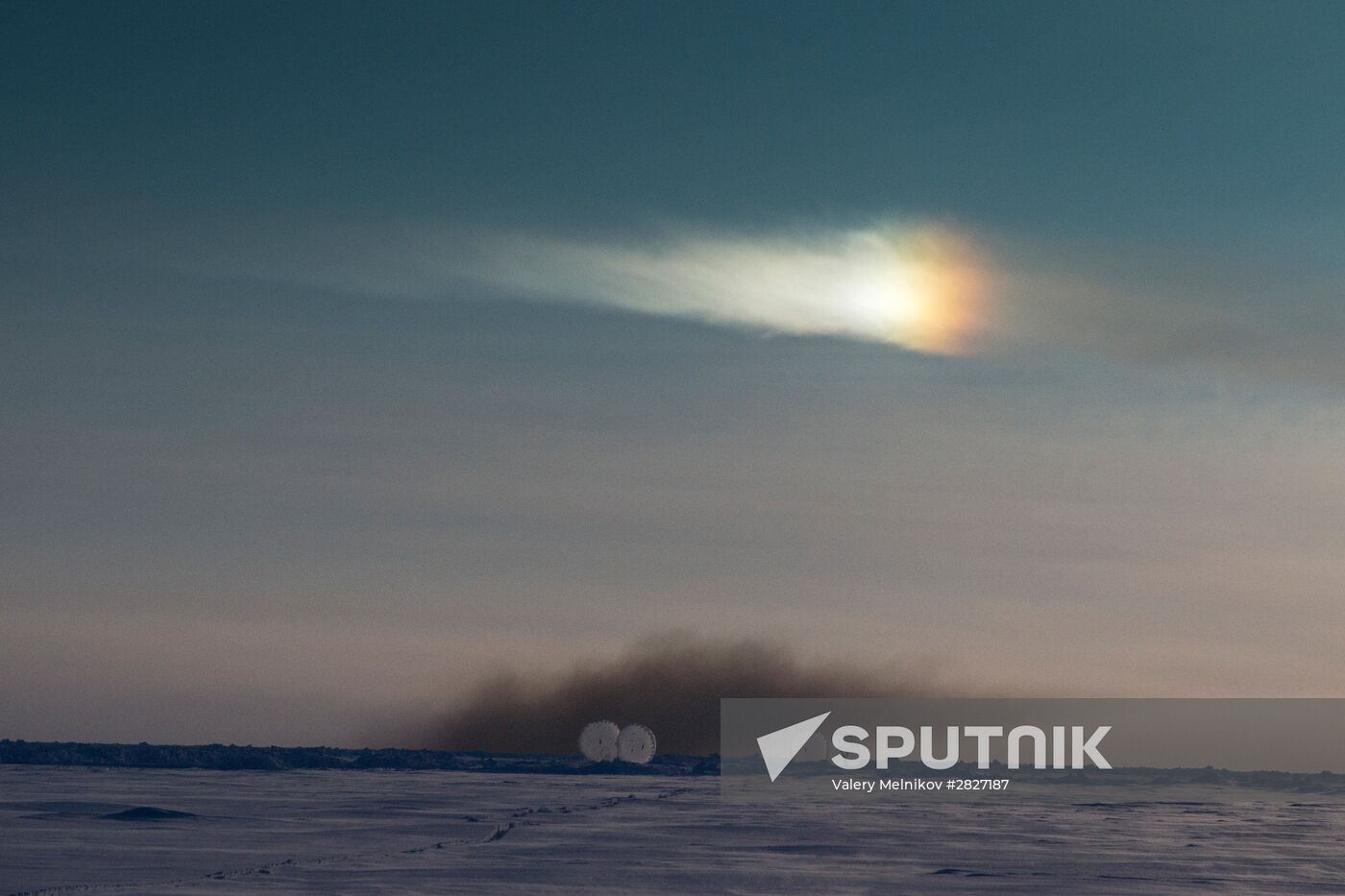Drill of special ops unit of Chechen Republic near North Pole