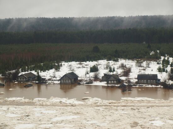 Flood in Vologda Region