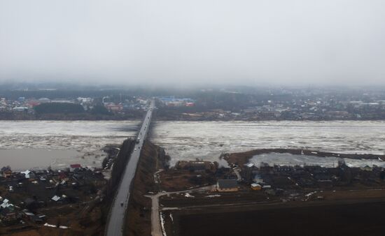 Flood in Vologda Region