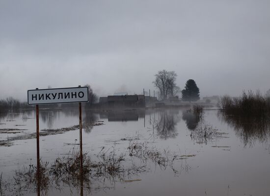 Flood in Vologda Region