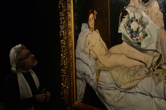 Edouard Manet's "Olympia" exhibition of Museum d'Orsay