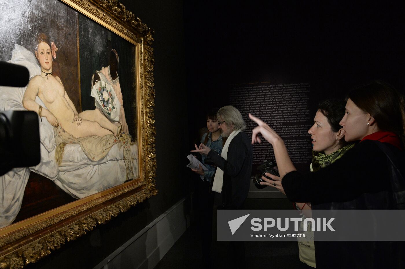 Edouard Manet's "Olympia" exhibition of Museum d'Orsay