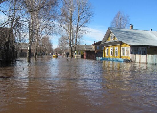 Flood in Vologda Region