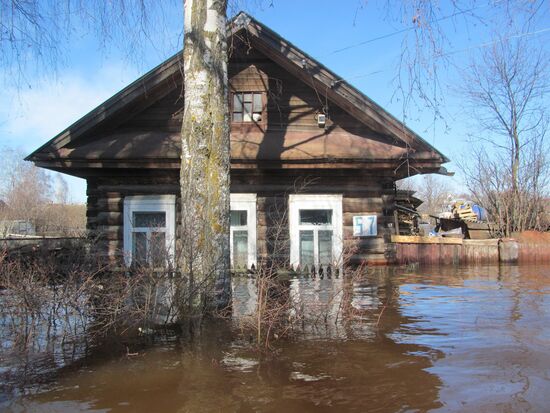 Flood in Vologda Region
