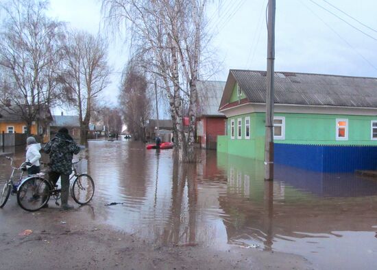 Flood in Vologda Region