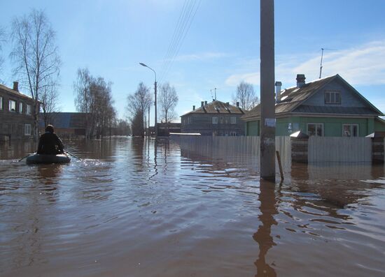 Flood in Vologda Region
