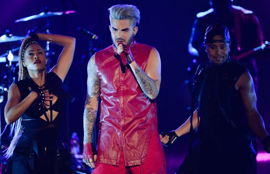 Adam Lambert's concert in Moscow