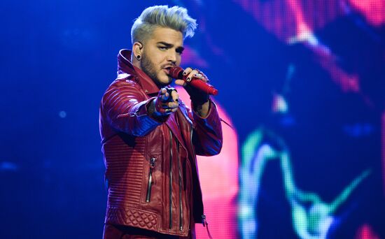 Adam Lambert's concert in Moscow