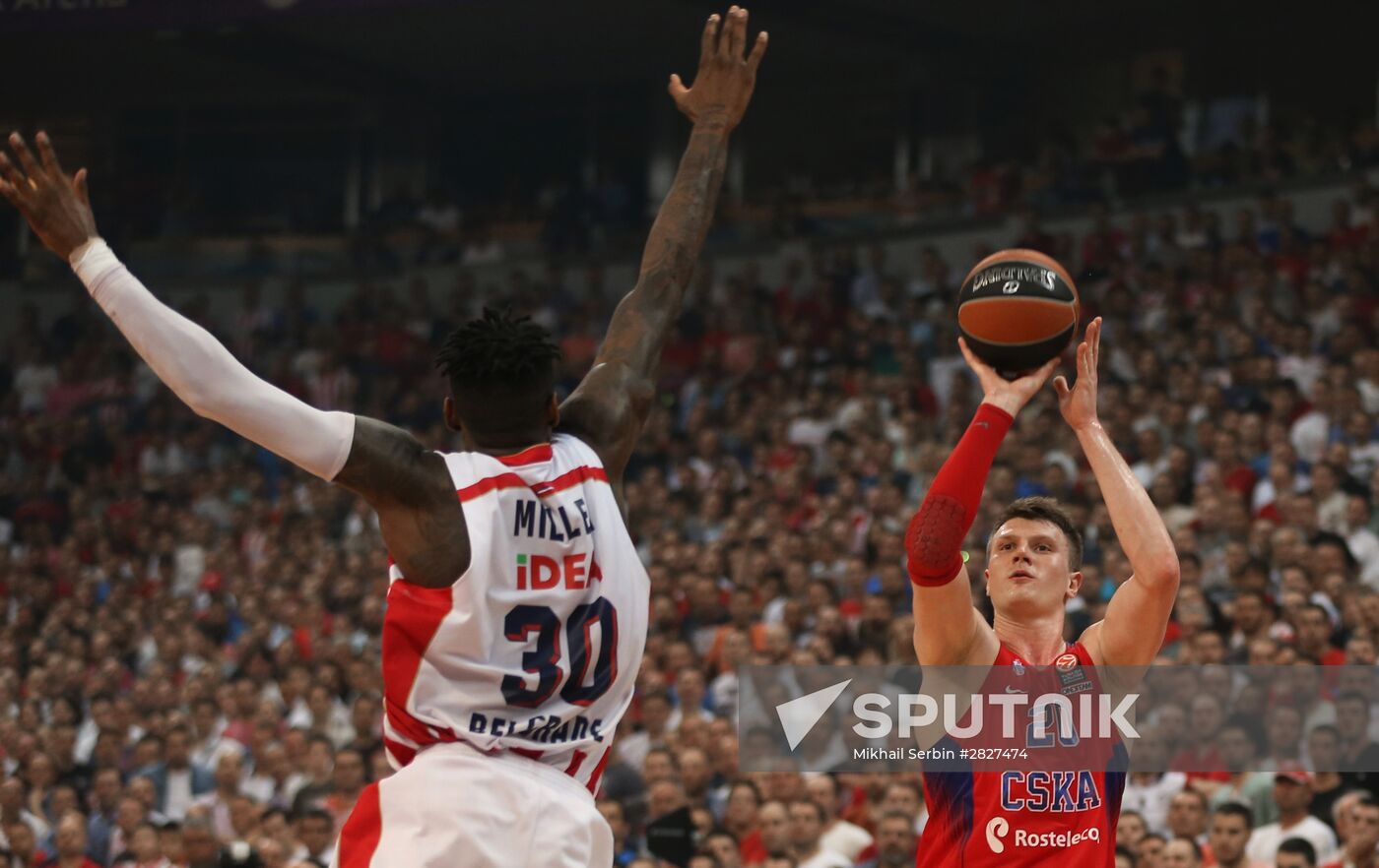 Euroleague Basketball. Crvena Zvezda vs. CSKA