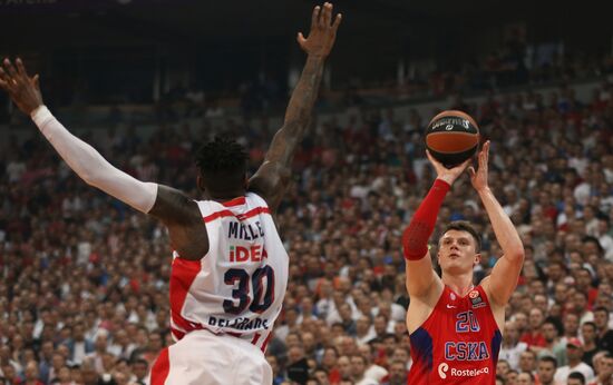 Euroleague Basketball. Crvena Zvezda vs. CSKA