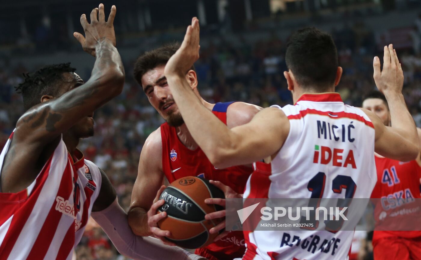 Euroleague Basketball. Crvena Zvezda vs. CSKA
