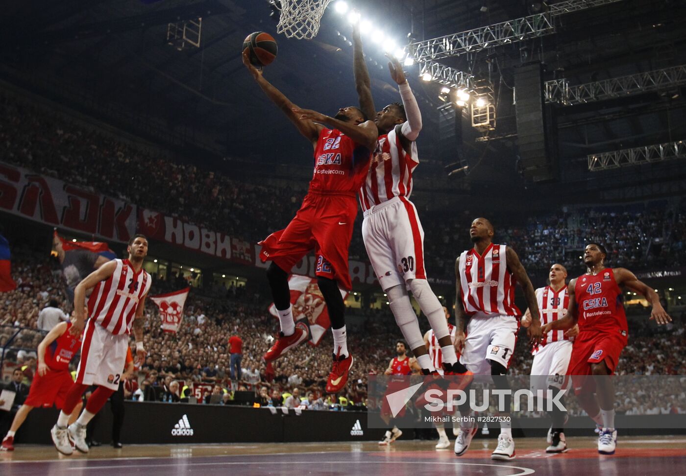 Euroleague Basketball. Crvena Zvezda vs. CSKA