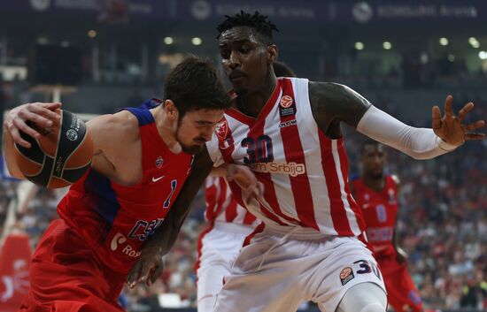 Basketball. European League. Crvena Zvezda Belgrade vs. CSKA Moscow