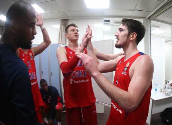 Basketball. European League. Crvena Zvezda Belgrade vs. CSKA Moscow