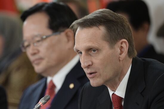 First meeting of speakers of Eurasian parliaments