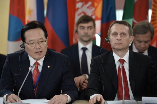 First meeting of speakers of Eurasian parliaments