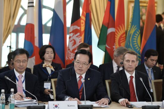 First meeting of speakers of Eurasian parliaments