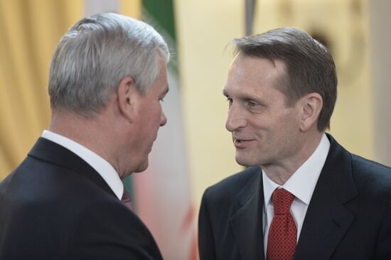 First meeting of speakers of Eurasian parliaments