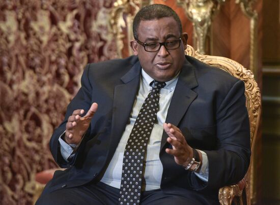 Russian Foreign Minister Sergey Lavrov meets with Somalia Prime Minister Omar Abdirashid Ali Sharmarke