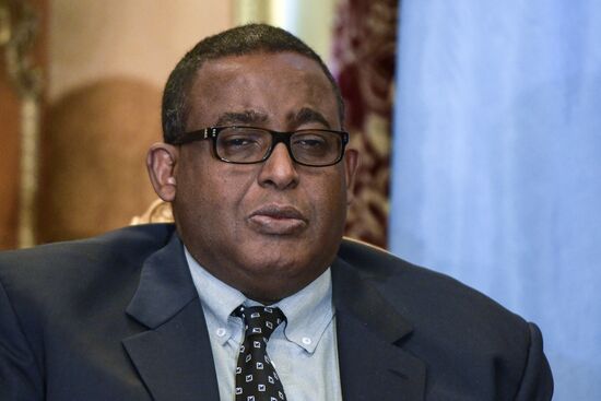 Russian Foreign Minister Sergey Lavrov meets with Somalia Prime Minister Omar Abdirashid Ali Sharmarke