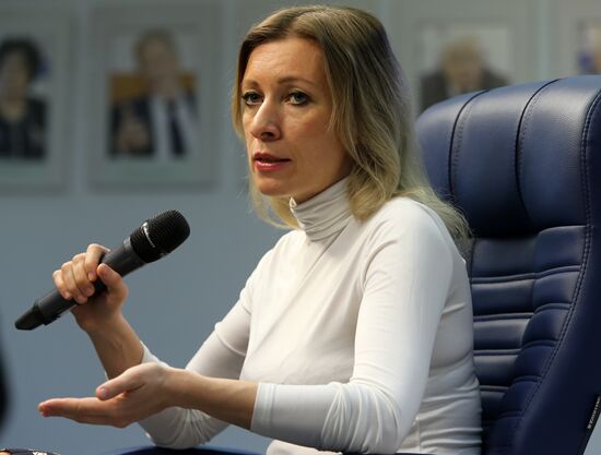 Meeting with Russian Foreign Ministry's Spokesperson Maria Zakharova