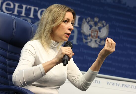 Meeting with Russian Foreign Ministry's Spokeswoman Maria Zakharova