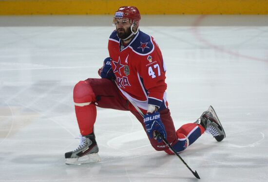 Kontinental Hockey League. CSKA vs. Metallurg