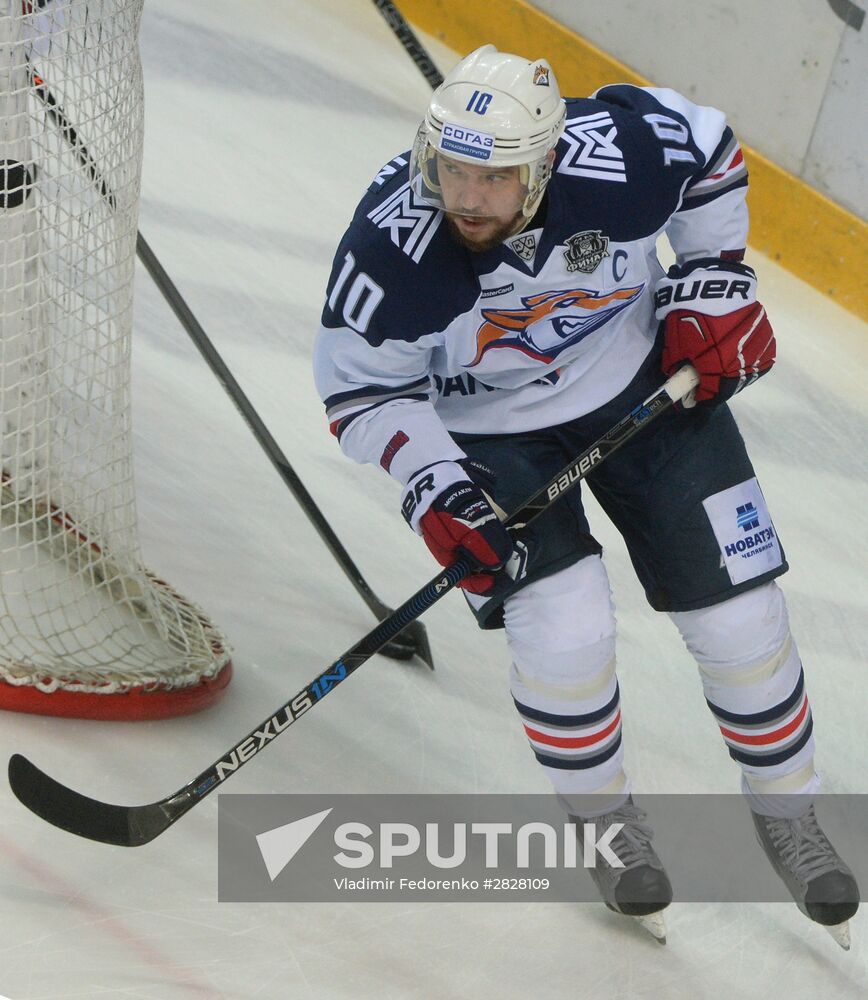Kontinental Hockey League. CSKA vs. Metallurg Magnitogorsk