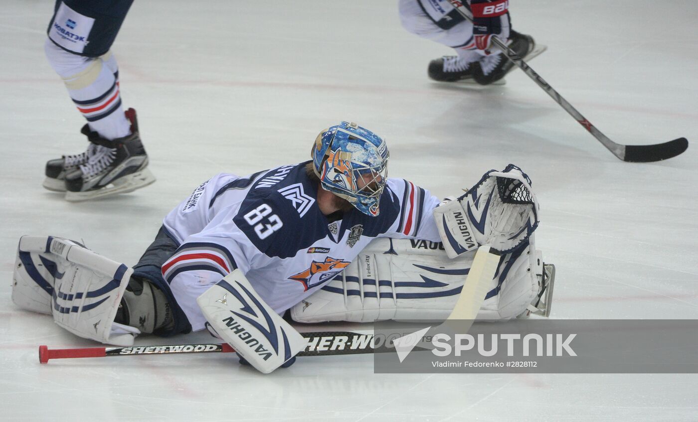 Kontinental Hockey League. CSKA vs. Metallurg Magnitogorsk