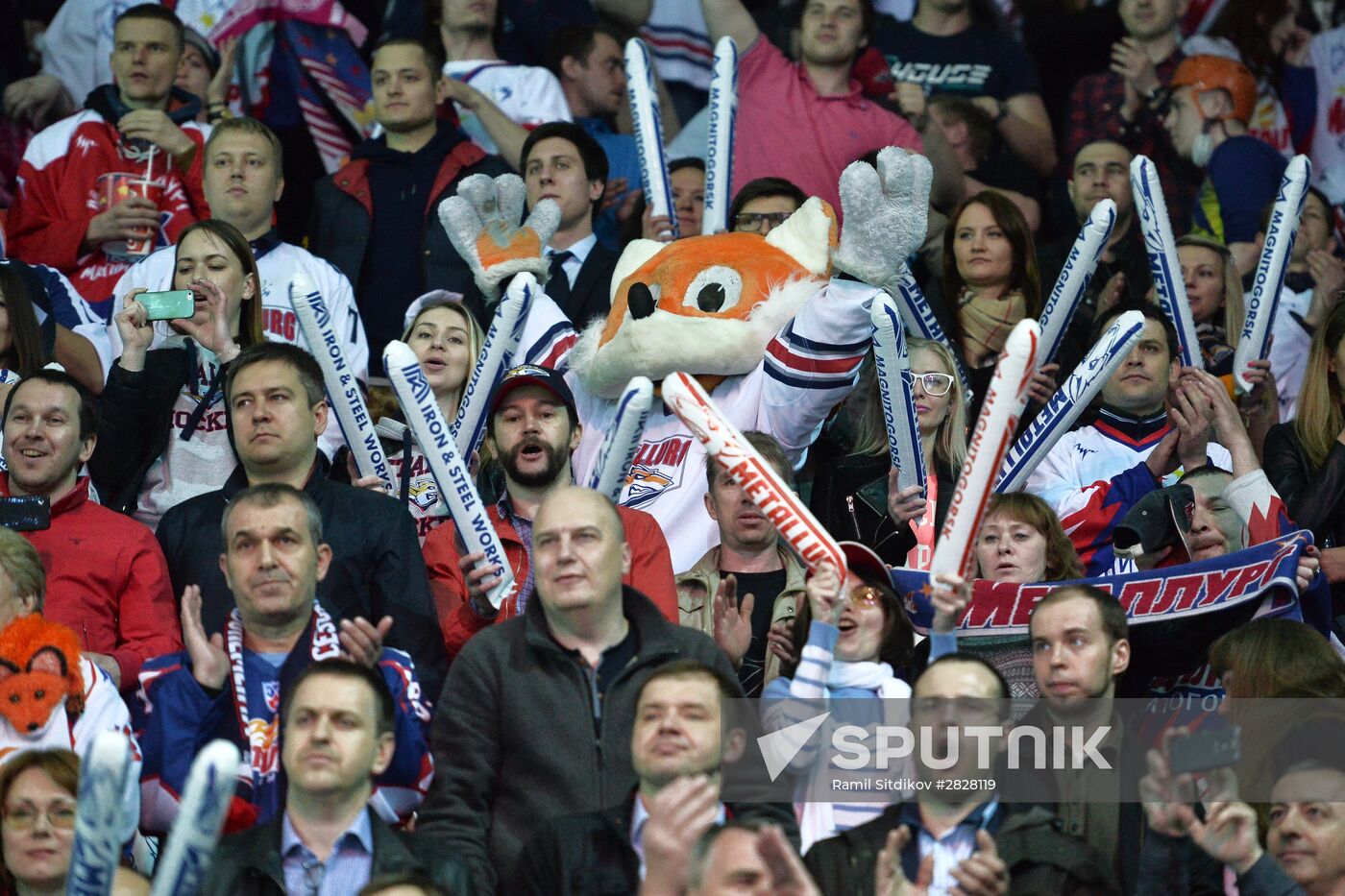 Kontinental Hockey League. CSKA vs. Metallurg Magnitogorsk