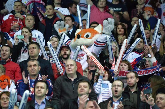 Kontinental Hockey League. CSKA vs. Metallurg Magnitogorsk