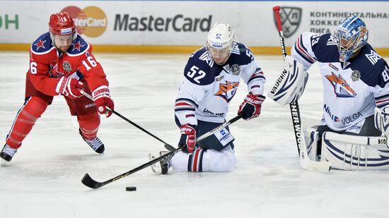 Kontinental Hockey League. CSKA vs. Metallurg Magnitogorsk