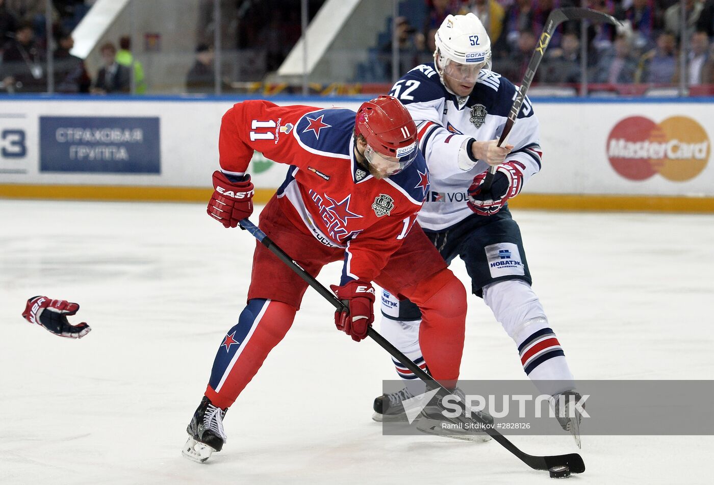 Kontinental Hockey League. CSKA vs. Metallurg Magnitogorsk