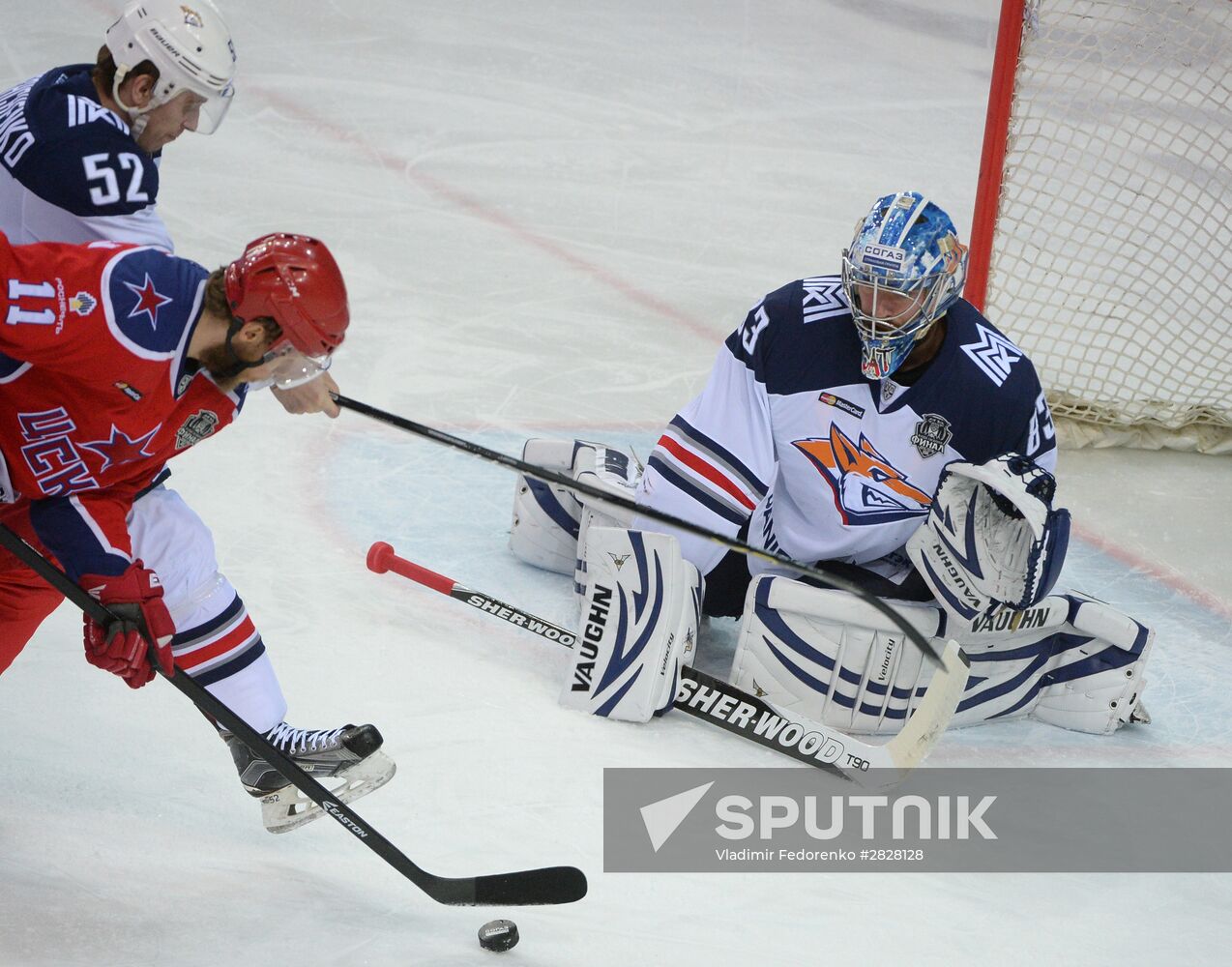 Kontinental Hockey League. CSKA vs. Metallurg Magnitogorsk