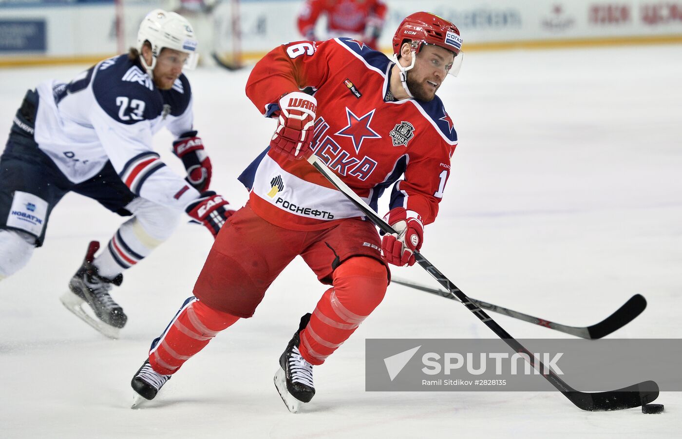 Kontinental Hockey League. CSKA vs. Metallurg Magnitogorsk