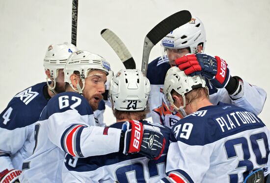 Kontinental Hockey League. CSKA vs. Metallurg