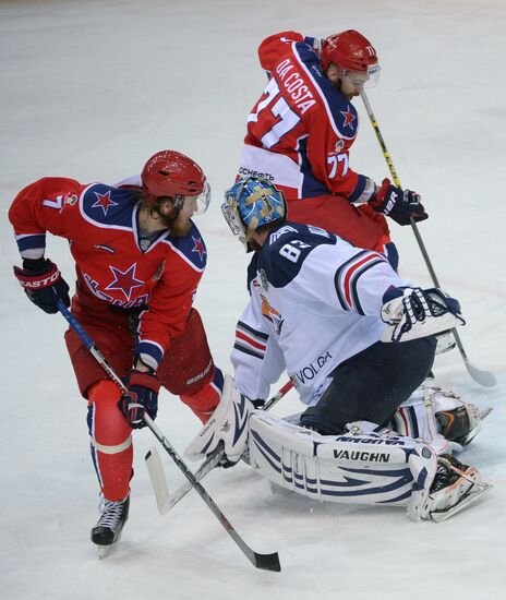 Kontinental Hockey League. CSKA vs. Metallurg Magnitogorsk