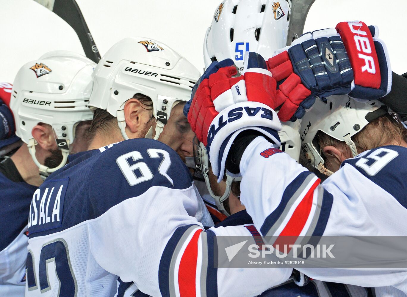 Kontinental Hockey League. CSKA vs. Metallurg Magnitogorsk