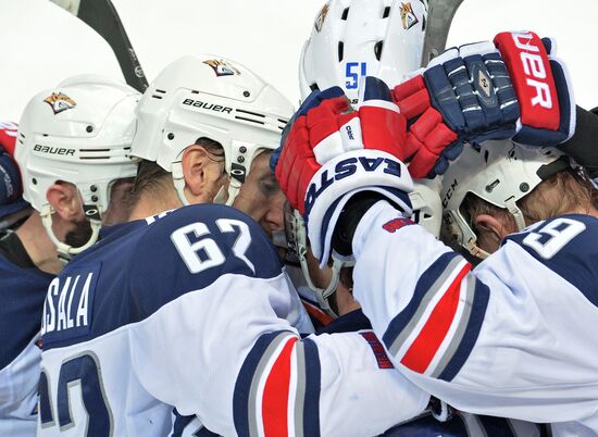 Kontinental Hockey League. CSKA vs. Metallurg Magnitogorsk
