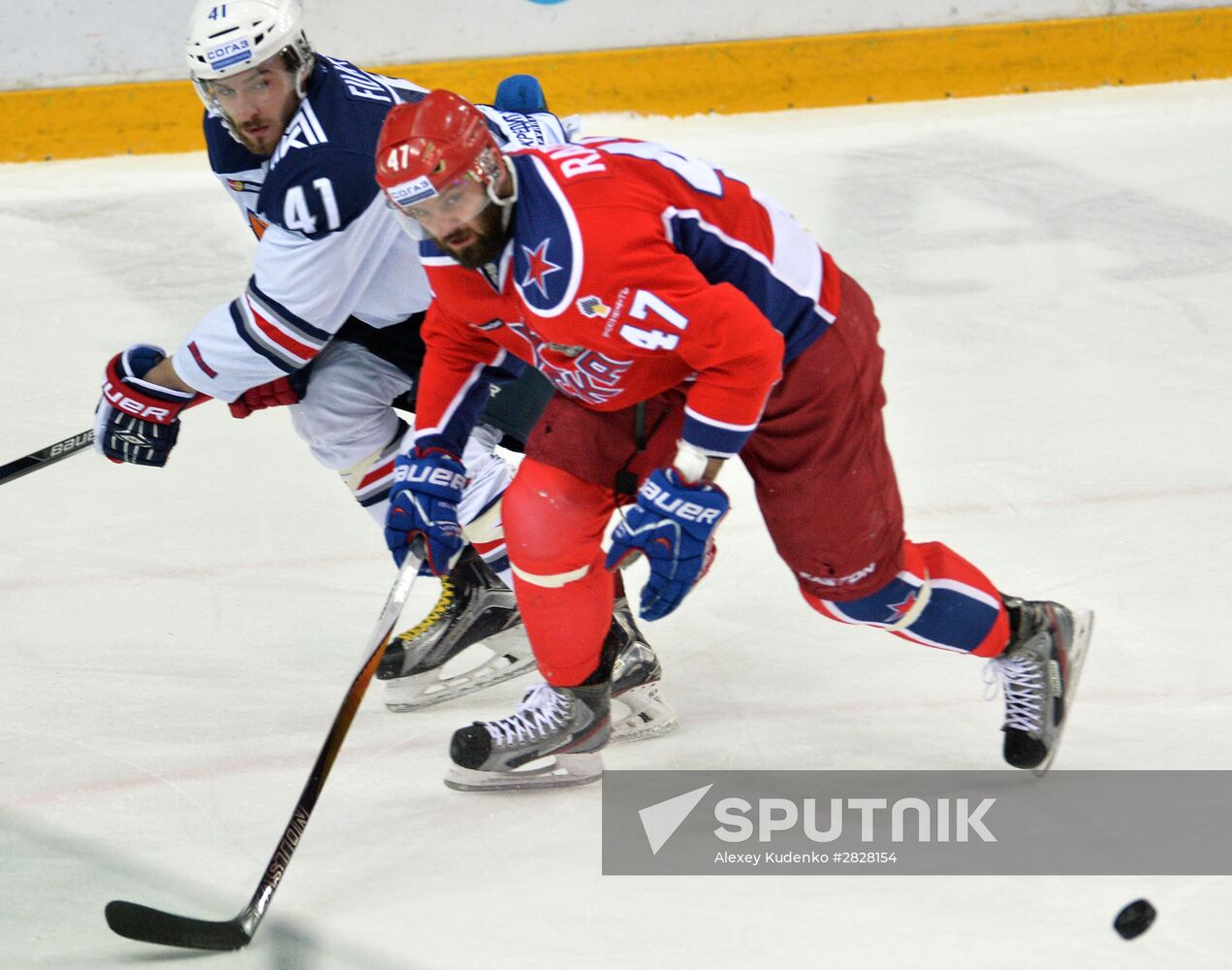 Kontinental Hockey League. CSKA vs. Metallurg Magnitogorsk
