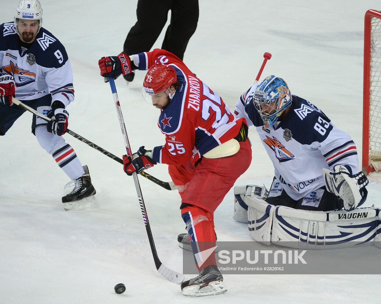 Kontinental Hockey League. CSKA vs. Metallurg