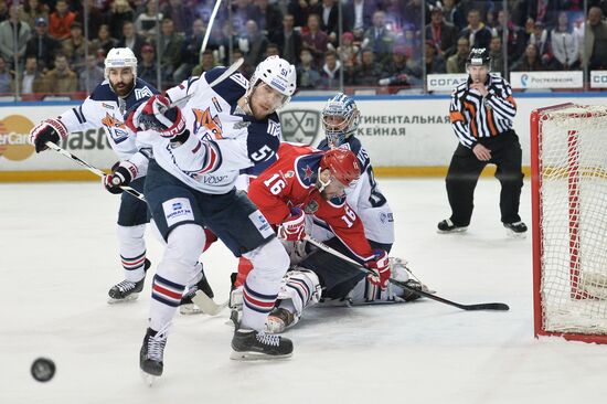 Kontinental Hockey League. CSKA vs. Metallurg Magnitogorsk