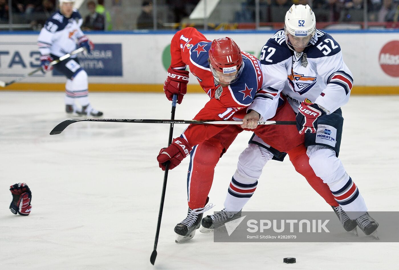 Kontinental Hockey League. CSKA vs. Metallurg